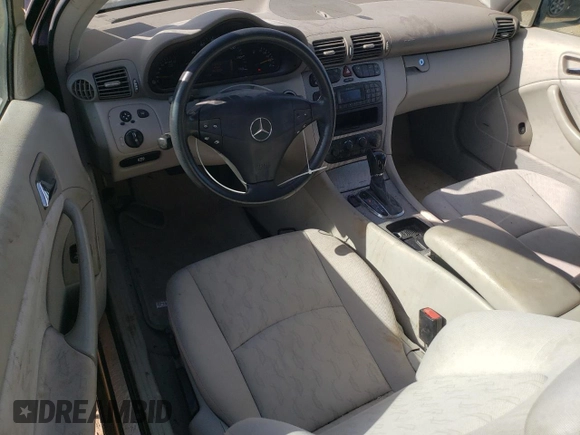 2002 Mercedes-Benz C 230/260/280/320 with VIN WDBRN47J52A244608, listed as a Copart auction lot 56393665 with 67,224 mi miles and Salvage title. Bid and sale history available at DreamBid. Image 8.