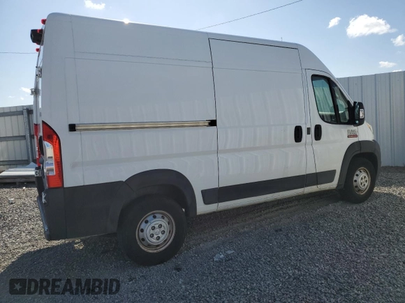 2019 Ram ProMaster Cargo with VIN 3C6TRVCG7KE518164, listed as a Copart auction lot 80070154 with 275,069 mi miles and Clean Title. Bid and sale history available at DreamBid. Image 3.