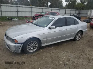 2003 BMW 5 Series 525iA with VIN WBADT43423G028907, listed as a Copart auction lot 79849994 with 0 mi miles and Salvage Title. Bid and sale history available at carsss.com. Image 1.