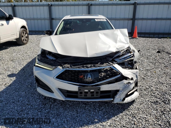 2021 Acura TLX w/Advance Package with VIN 19UUB5F62MA003777, listed as a Copart auction lot 48398195 with 34,342 mi miles and Non Repairable. Bid and sale history available at carsss.com. Image 5.