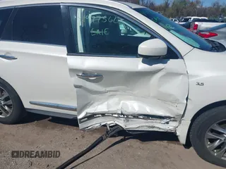 2015 Infiniti QX60 with VIN 5N1AL0MM0FC504172, listed as a IAAI auction lot 41977566 with 128,196 mi miles and . Bid and sale history available at DreamBid. Image 6.