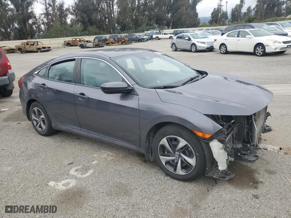 2019 Honda Civic Sedan LX with VIN 2HGFC2F63KH568820, listed as a Copart auction lot 51085635 with 50,759 mi miles and Salvage Title. Bid and sale history available at carsss.com. Image 4.