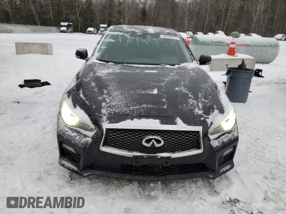 2017 Infiniti Q50 3.0t Signature Edition with VIN JN1EV7ARXHM841053, listed as a Copart auction lot 43552075 with 74,034 mi miles and Clean Title. Bid and sale history available at carsss.com. Image 5.