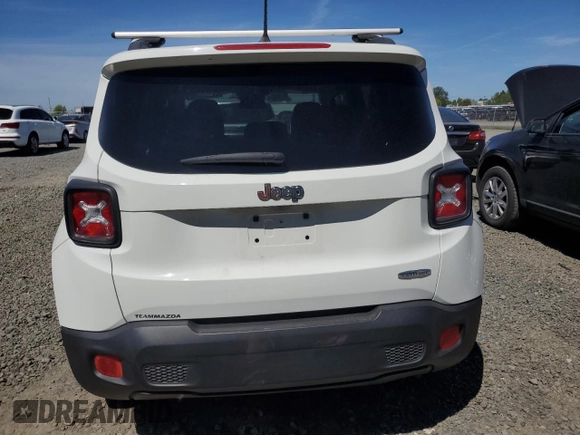 2017 Jeep Renegade Altitude with VIN ZACCJABB5HPE42535, listed as a Copart auction lot 55996775 with 66,379 mi miles and Salvage title. Bid and sale history available at DreamBid. Image 6.