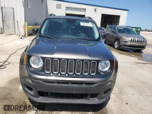 2017 Jeep Renegade Sport with VIN ZACCJAAB9HPF61383, listed as a Copart auction lot 54016175 with 87,598 mi miles and Clean title. Bid and sale history available at DreamBid. Image 5.