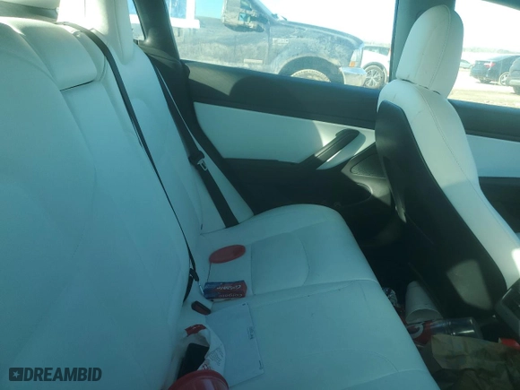 2021 Tesla Model 3 Long Range with VIN 5YJ3E1EB4MF849456, listed as a Copart auction lot 45899225 with 0 mi miles and Salvage Title. Bid and sale history available at carsss.com. Image 10.