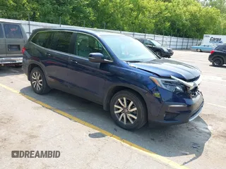 2020 Honda Pilot EX with VIN 5FNYF6H33LB038881, listed as a IAAI auction lot 42391807 with 139,672 mi miles and . Bid and sale history available at DreamBid. Image 1.