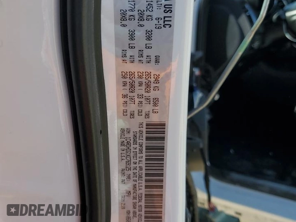 2019 Dodge Durango GT Plus with VIN 1C4RDHDG1KC769125, listed as a Copart auction lot 48247185 with 116,265 mi miles and Salvage Title. Bid and sale history available at carsss.com. Image 13.