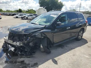 2019 Nissan Pathfinder SL z VIN 5N1DR2MM3KC612268, wystawiony jako Copart lot #56787195 z przebiegiem 138 267 mil mil oraz Nie do naprawy • Non repairable. Historia ofert i sprzedaży dostępna na DreamBid. Obrazek 1.