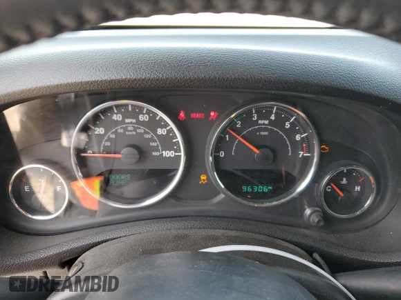 2015 Jeep Wrangler Sport with VIN 1C4AJWAG3FL723090, listed as a Copart auction lot 53325235 with 96,306 mi miles and Salvage title. Bid and sale history available at DreamBid. Image 9.