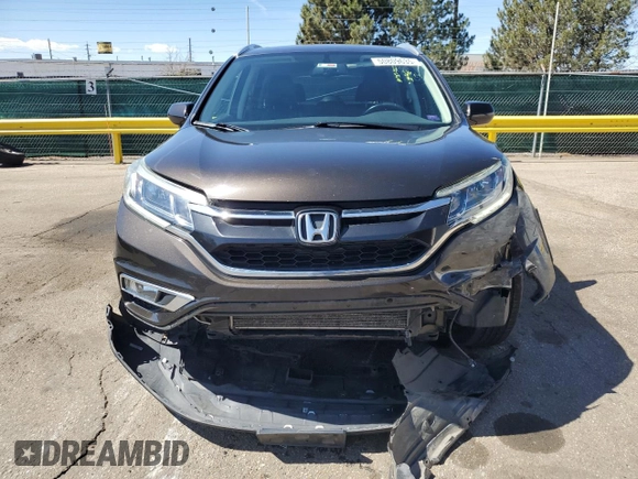 2015 Honda CR-V EX-L with VIN 2HKRM3H75FH513562, listed as a Copart auction lot 50809635 with 156,942 mi miles and Salvage Title. Bid and sale history available at carsss.com. Image 5.