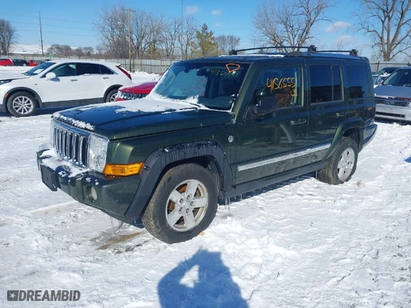 2007 Jeep Commander Limited with VIN 1J8HG58227C644215, listed as a IAAI auction lot 41565551 with 207,489 mi miles. Bid and sale history available at carsss.com. Image 2.