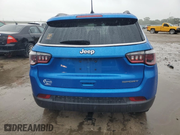2020 Jeep Compass Sport z VIN 3C4NJCAB9LT246900, wystawiony jako Copart lot #60553325 z przebiegiem 89 386 mil mil oraz Szkoda całkowita • Salvage title. Historia ofert i sprzedaży dostępna na DreamBid. Obrazek 6.