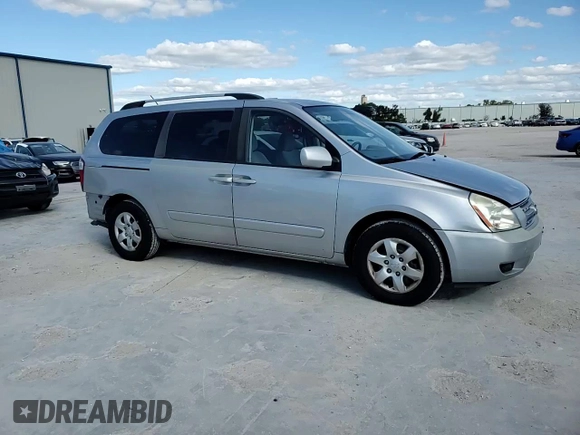 2009 Kia Sedona LX with VIN KNDMB233696315862, listed as a Copart auction lot 76493774 with 178,981 mi miles and Salvage Title. Bid and sale history available at carsss.com. Image 12.