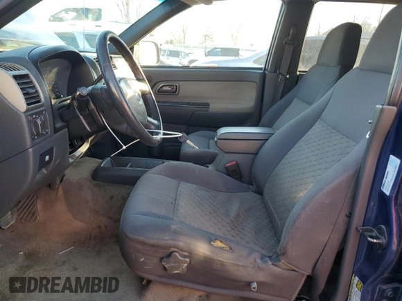 2005 GMC Canyon 1SF SLE Z71 with VIN 1GTDT136558206065, listed as a Copart auction lot 89204775 with 221,035 mi miles and Salvage Title. Bid and sale history available at carsss.com. Image 7.