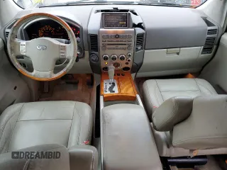2005 Infiniti QX56 with VIN 5N3AA08C65N809550, listed as a Copart auction lot 74873484 with 224,862 mi miles and Salvage Title. Bid and sale history available at carsss.com. Image 8.