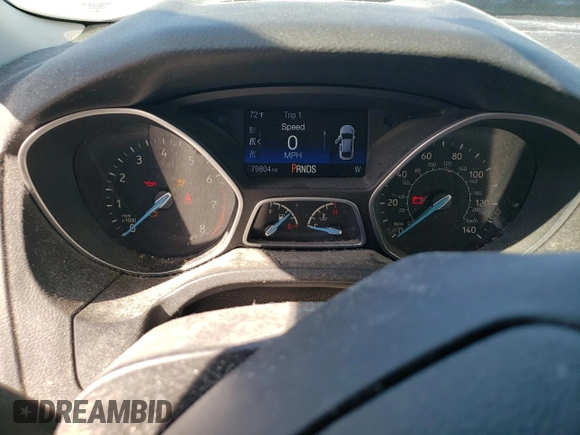 2015 Ford Focus SE with VIN 1FADP3F2XFL302416, listed as a Copart auction lot 52651545 with 79,804 mi miles and Salvage Title. Bid and sale history available at carsss.com. Image 9.