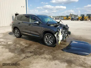 2020 Hyundai Santa Fe Limited with VIN 5NMS53ADXLH272461, listed as a Copart auction lot 44017225 with 53,363 mi miles and Non Repairable. Bid and sale history available at carsss.com. Image 4.