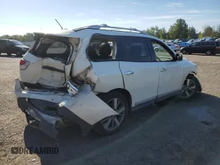 2014 Nissan Pathfinder S z VIN 5N1AR2MM2EC704401, wystawiony jako Copart lot #56030205 z przebiegiem 156 056 mil mil oraz Szkoda całkowita • Salvage title. Historia ofert i sprzedaży dostępna na DreamBid. Obrazek 3.