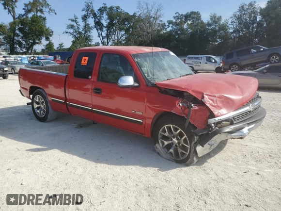2001 Chevrolet Silverado 1500 with VIN 1GCEC19T21Z191725, listed as a Copart auction lot 80120984 with 0 mi miles and Non Repairable. Bid and sale history available at carsss.com. Image 4.