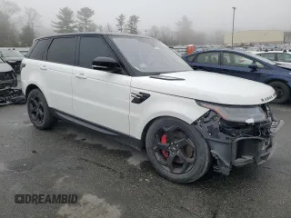 2019 Land Rover Range Rover Sport HSE with VIN SALWR2RV5KA422443, listed as a Copart auction lot 53635795 with 108,818 mi miles and Salvage title. Bid and sale history available at DreamBid. Image 4.