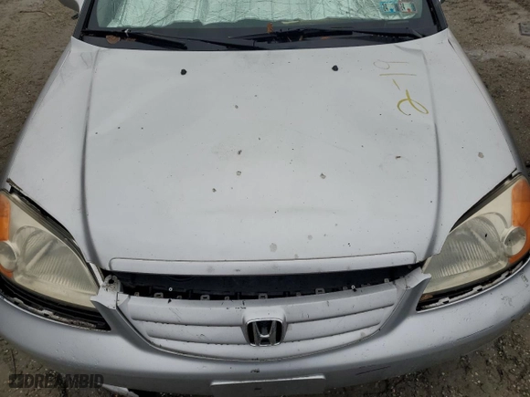 2001 Honda Civic EX with VIN 1HGEM21971L107972, listed as a Copart auction lot 46279685 with 0 mi miles and Salvage Title. Bid and sale history available at carsss.com. Image 11.