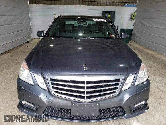2011 Mercedes-Benz E 550 Luxury with VIN WDDHF7CB0BA347662, listed as a Copart auction lot 49585315 with 170,155 mi miles and Salvage Title. Bid and sale history available at DreamBid. Image 5.