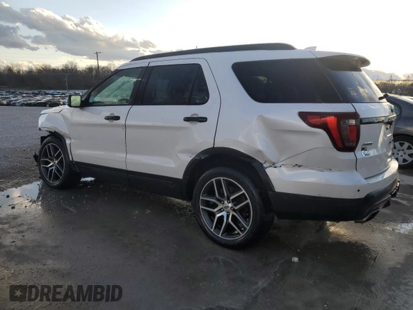 2017 Ford Explorer Sport with VIN 1FM5K8GT5HGE28224, listed as a Copart auction lot 47122765 with 125,506 mi miles and Non Repairable. Bid and sale history available at carsss.com. Image 2.