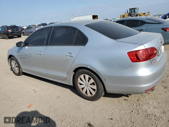 2014 Volkswagen Jetta Sedan S with VIN 3VW2K7AJ9EM218054, listed as a Copart auction lot 53124035 with 172,409 mi miles and Clean Title. Bid and sale history available at carsss.com. Image 2.