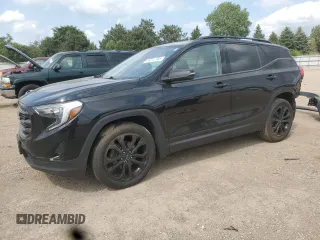 2020 GMC Terrain SLT with VIN 3GKALPEV7LL179707, listed as a Copart auction lot 59747785 with 109,146 mi miles and Salvage title. Bid and sale history available at DreamBid. Image 1.