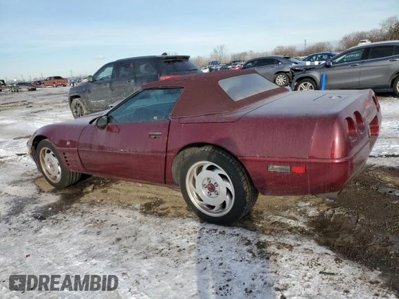 1993 Chevrolet Corvette z VIN 1G1YY33P8P5117336, wystawiony jako Copart lot #45344195 z przebiegiem 76 741 mil mil oraz Szkoda całkowita • Salvage title. Historia ofert i sprzedaży dostępna na DreamBid. Obrazek 2.