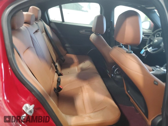 2022 Alfa Romeo Giulia Veloce with VIN ZARFAMBN7N7655042, listed as a Copart auction lot 53232075 with 20,975 mi miles and Salvage title. Bid and sale history available at DreamBid. Image 10.