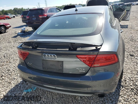 2015 Audi A7 3.0 Prestige with VIN WAU2GAFC4FN015153, listed as a Copart auction lot 60092214 with Not Provided miles and Salvage Title. Bid and sale history available at carsss.com. Image 6.