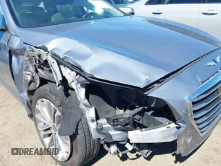 2017 Genesis G80 3.8L with VIN KMHGN4JE1HU195673, listed as a IAAI auction lot 41848806 with 147,327 mi miles. Bid and sale history available at carsss.com. Image 6.