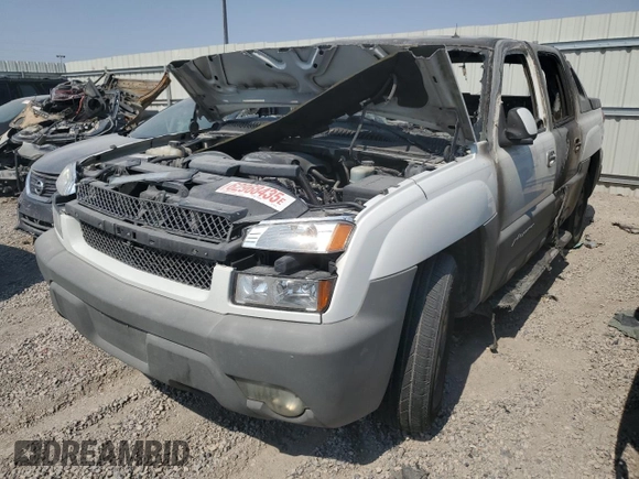 2002 Chevrolet Avalanche with VIN 3GNEC13TX2G119138, listed as a Copart auction lot 62968435 with Not provided miles and Non repairable. Bid and sale history available at DreamBid. Image 1.