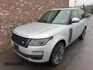 2020 Land Rover Range Rover P525 HSE with VIN SALGS2SE4LA591549, listed as a Copart auction lot 52510985 with 157,526 mi miles and Clean title. Bid and sale history available at DreamBid. Image 1.