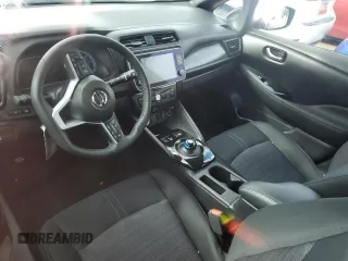 2022 Nissan LEAF SV with VIN 1N4AZ1CV0NC554254, listed as a Copart auction lot 48194425 with Not Provided miles and Salvage Title. Bid and sale history available at DreamBid. Image 8.