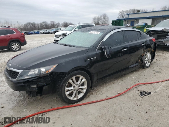 2013 Kia Optima EX with VIN 5XXGN4A71DG241766, listed as a Copart auction lot 47257755 with 56,088 mi miles and Clean Title. Bid and sale history available at carsss.com. Image 1.