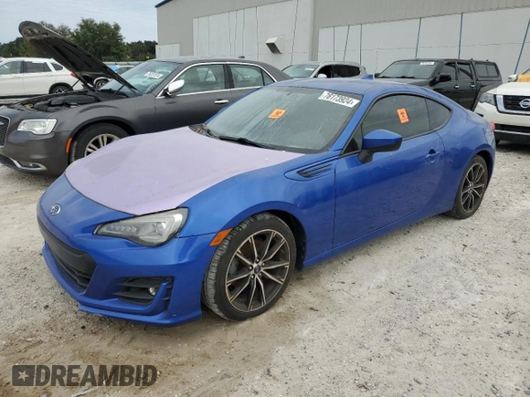 2017 Subaru BRZ Limited with VIN JF1ZCAC14H8600791, listed as a Copart auction lot 76173924 with 0 mi miles and Salvage Title. Bid and sale history available at carsss.com. Image 1.