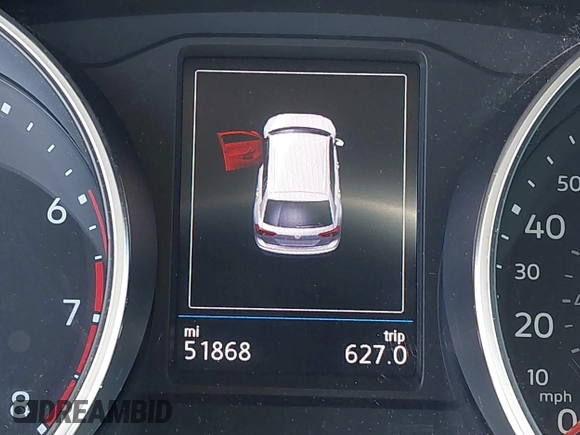 2019 Volkswagen Tiguan S with VIN 3VV1B7AX1KM101407, listed as a IAAI auction lot 42032761 with 51,868 mi miles and . Bid and sale history available at DreamBid. Image 15.