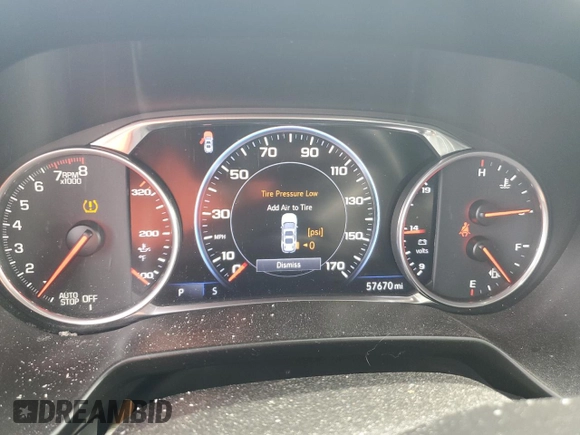 2020 Chevrolet Blazer RS z VIN 3GNKBERS0LS553823, wystawiony jako Copart lot #57867605 z przebiegiem 57 670 mil mil oraz Szkoda całkowita • Salvage title. Historia ofert i sprzedaży dostępna na DreamBid. Obrazek 9.