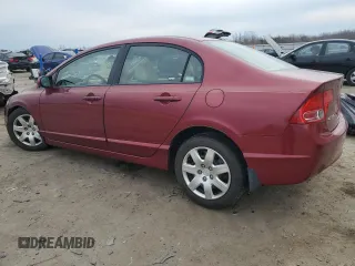 2007 Honda Civic Sdn LX with VIN 1HGFA165X7L120334, listed as a Copart auction lot 47234225 with 74,383 mi miles and Salvage Title. Bid and sale history available at carsss.com. Image 2.