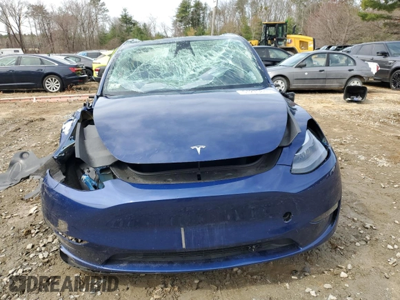 2024 Tesla Model Y Long Range with VIN 7SAYGDEE6RF036075, listed as a Copart auction lot 51275845 with Not Provided miles and Salvage Title. Bid and sale history available at DreamBid. Image 5.