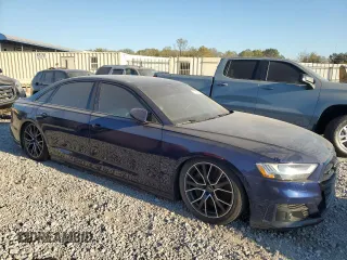 2021 Audi A8 with VIN WAU8EAF85MN015252, listed as a Copart auction lot 71368814 with 31,505 mi miles and Salvage Title. Bid and sale history available at carsss.com. Image 4.