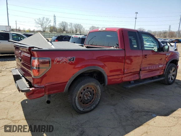 2013 Ford F-150 XL with VIN 1FTFX1ET8DFB07444, listed as a Copart auction lot 54358495 with 102,629 mi miles and Clean Title. Bid and sale history available at carsss.com. Image 3.