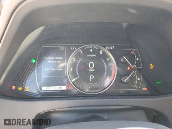 2022 Lexus UX with VIN JTHX3JBH9N2052462, listed as a Copart auction lot 47924875 with 69,696 mi miles and Salvage Title. Bid and sale history available at carsss.com. Image 9.