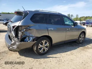 2018 Nissan Pathfinder SV z VIN 5N1DR2MM7JC673380, wystawiony jako Copart lot #52621935 z przebiegiem 101 334 mil mil oraz Szkoda całkowita • Salvage title. Historia ofert i sprzedaży dostępna na DreamBid. Obrazek 3.