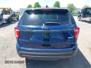 2017 Ford Police Interceptor Utility with VIN 1FM5K8AT1HGC07504, listed as a IAAI auction lot 42283893 with 137,956 mi miles and . Bid and sale history available at DreamBid. Image 16.