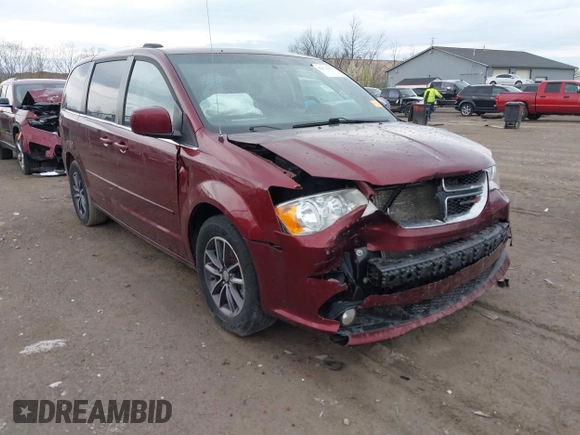 2017 Dodge Grand Caravan SXT with VIN 2C4RDGCG2HR713769, listed as a IAAI auction lot 42074875 with 184,241 mi miles and . Bid and sale history available at DreamBid. Image 1.