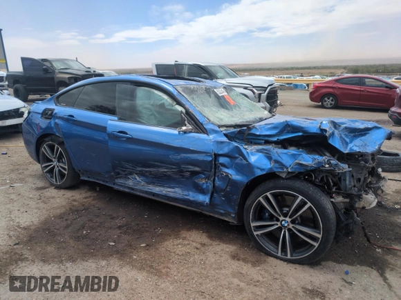 2016 BMW 4 Series 435i xDrive with VIN WBA4B3C51GG528052, listed as a Copart auction lot 53323445 with Not provided miles and Non repairable. Bid and sale history available at DreamBid. Image 4.